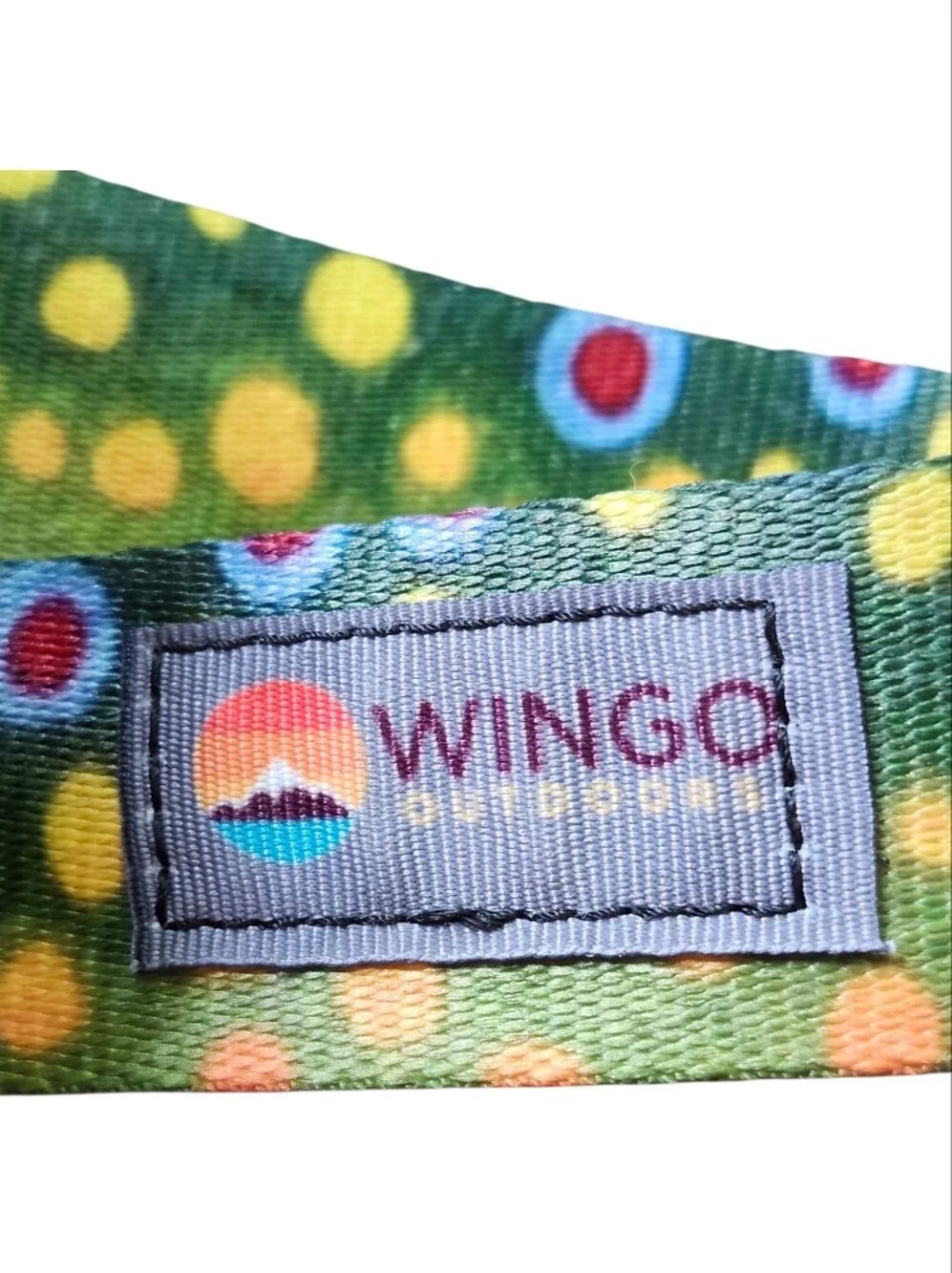 Wingo Outdoor Brook Trout Basecamp Belt with Metal Buckle